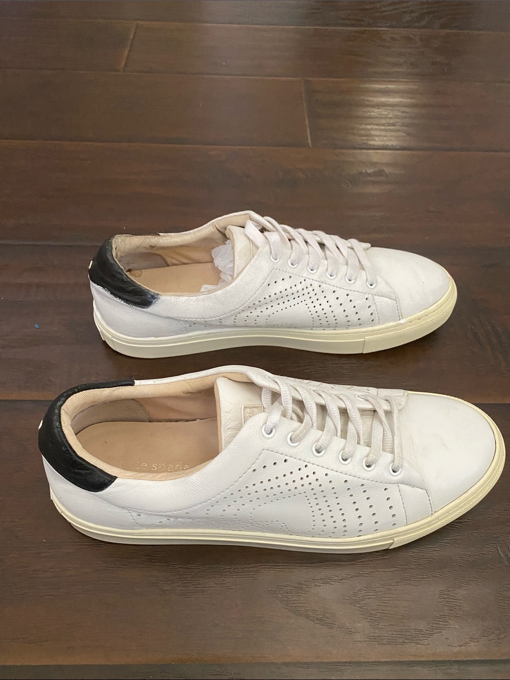 Kate spade lace up sneakers women’s size 9.5M wide - read below